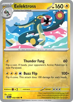 Eelektross 032/086 Reverse Holo Black Bolt