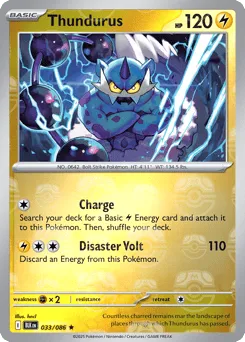 Thundurus 033/086 Master Ball Black Bolt