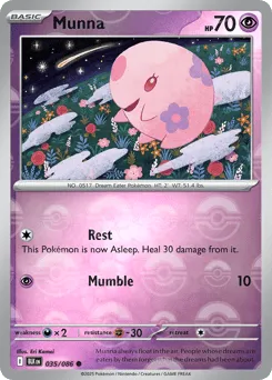 Munna 035/086 Poké Ball Black Bolt