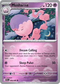 Musharna 036/086 Poké Ball Black Bolt