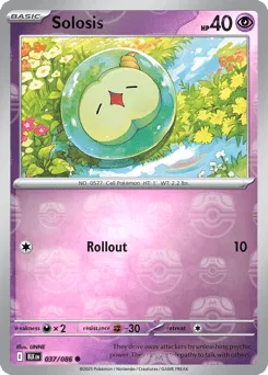 Solosis 037/086 Master Ball Black Bolt