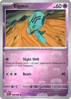 Elgyem 040/086 Master Ball Black Bolt