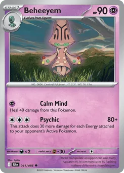 Beheeyem 041/086 Normal Black Bolt