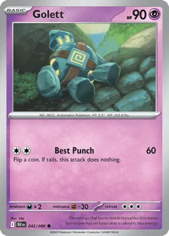 Golett 042/086 Black Bolt