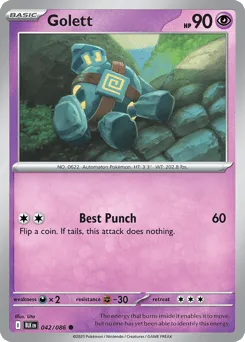 Golett 042/086 Normal Black Bolt