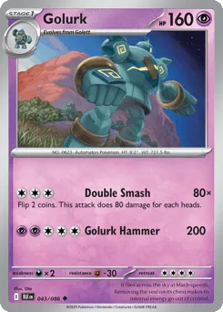Golurk 043/086 Black Bolt