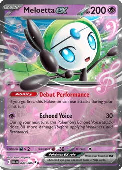 Meloetta ex 044/086 Holo Black Bolt