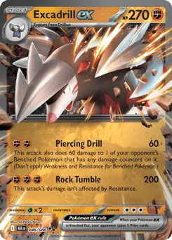Excadrill ex 046/086 Holo Black Bolt