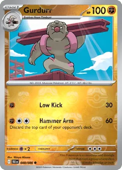 Gurdurr 048/086 Master Ball Black Bolt