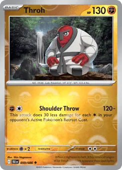 Throh 050/086 Poké Ball Black Bolt