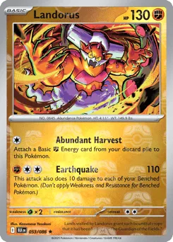 Landorus 053/086 Master Ball Black Bolt