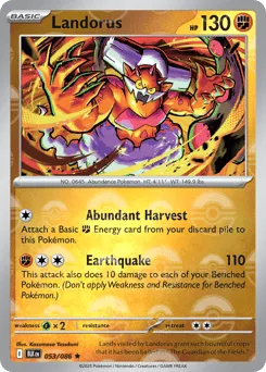 Landorus 053/086 Poké Ball Black Bolt