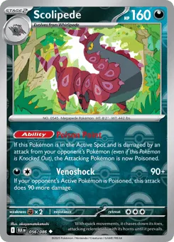 Scolipede 056/086 Poké Ball Black Bolt
