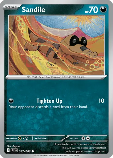 Sandile 057/086 Black Bolt