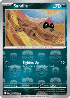 Sandile 057/086 Master Ball Black Bolt