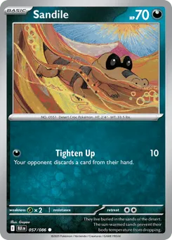 Sandile 057/086 Reverse Holo Black Bolt
