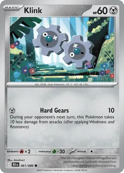 Klink 061/086 Black Bolt