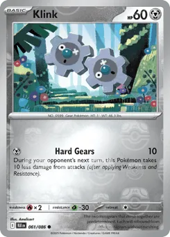 Klink 061/086 Master Ball Black Bolt