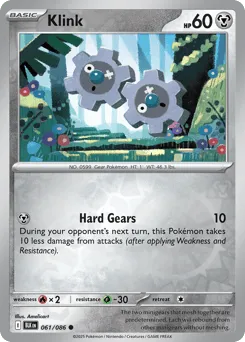 Klink 061/086 Reverse Holo Black Bolt