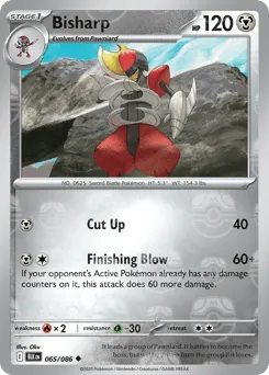 Bisharp 065/086 Master Ball Black Bolt