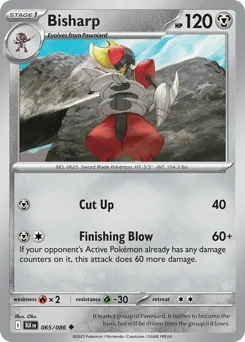 Bisharp 065/086 Normal Black Bolt