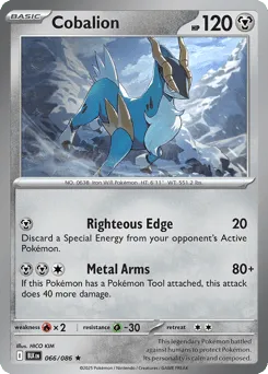 Cobalion 066/086 Holo Black Bolt