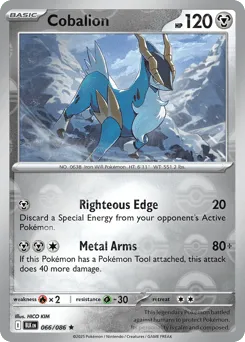 Cobalion 066/086 Poké Ball Black Bolt