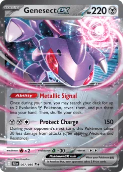 Genesect ex 067/086 Holo Black Bolt