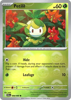 Petilil 006/086 Poké Ball Black Bolt