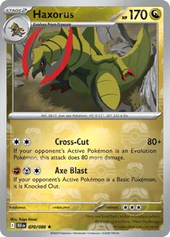 Haxorus 070/086 Master Ball Black Bolt
