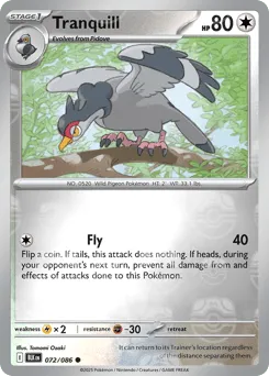 Tranquill 072/086 Master Ball Black Bolt