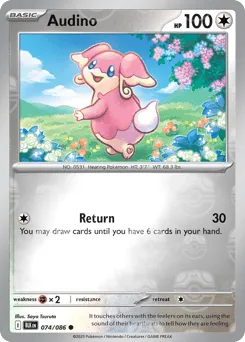 Audino 074/086 Master Ball Black Bolt