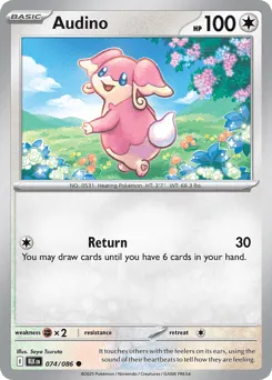 Audino 074/086 Normal Black Bolt