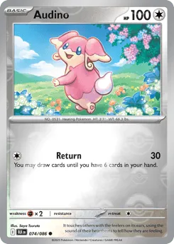 Audino 074/086 Poké Ball Black Bolt