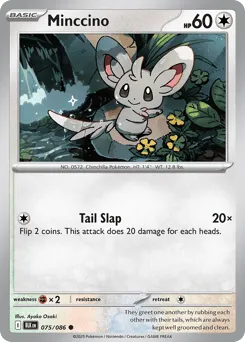 Minccino 075/086 Black Bolt