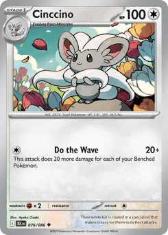 Cinccino 076/086 Black Bolt