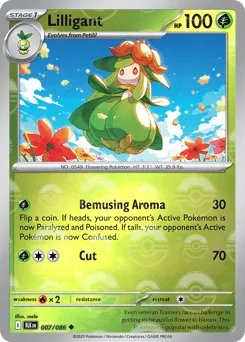 Lilligant 007/086 Poké Ball Black Bolt