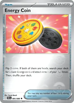 Energy Coin 081/086 Poké Ball Black Bolt