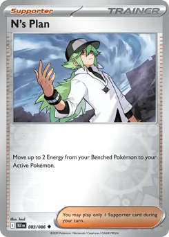 N's Plan 083/086 Reverse Holo Black Bolt