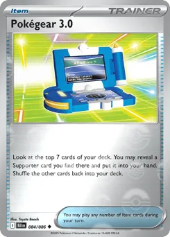 Pokégear 3.0 084/086 Poké Ball Black Bolt