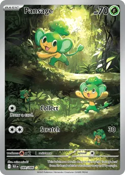 Pansage 089/086 Holo Black Bolt