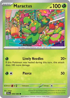 Maractus 008/086 Normal Black Bolt