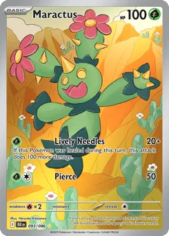 Maractus 093/086 Holo Black Bolt