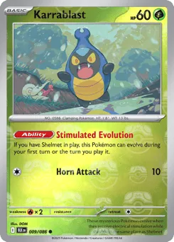 Karrablast 009/086 Master Ball Black Bolt