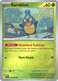 Karrablast 009/086 Reverse Holo Black Bolt